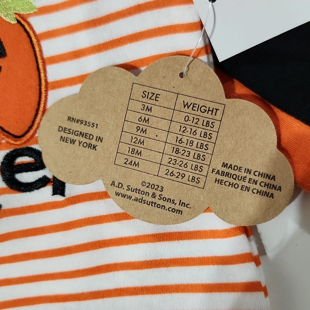 Baby Essentials Halloween 4pc Mommy's Little Monster Set (6M)